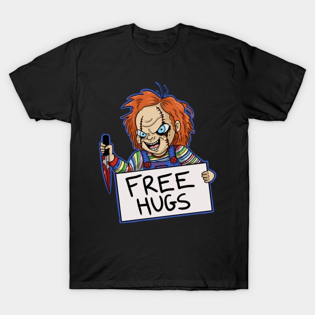 Free Hugs Chucky T-Shirt by Bat13SJx